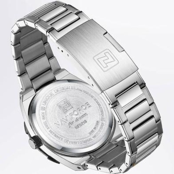 NAVIFORCE 9218 Watch Stainless Steel  Men- Silver